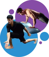 Dr. Kareem Samhouri exercising